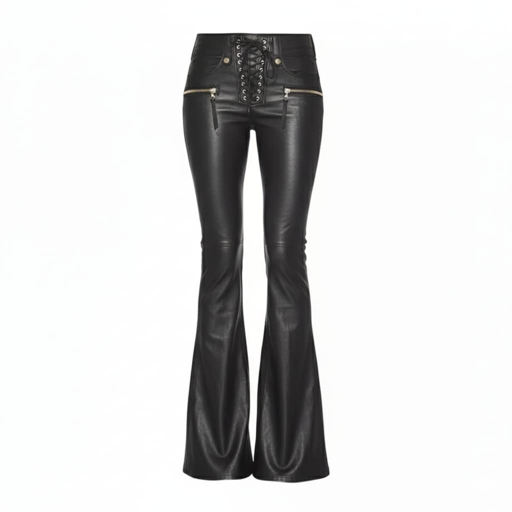 パンツ lgb deer skin lace up bell bottom size26 パンツ lgb deer skin lace up bell bottom size26 Blotona Black Lace