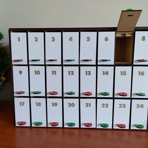Christmas Advent Calendar / Christmas Countdown Calendar (Wood)
