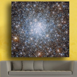 NASA Hubble Ultra Deep Field Stars Star Space Telescope Photo Canvas Poster Art Print Carina Nebula,Space Prints Art Galaxy, Kids Room Gift
