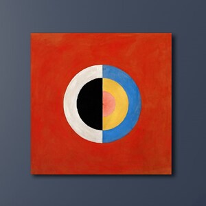 Hilma af Klint exhibition Print Hilma Af Klint Poster Vintage Painting Scandinavian Abstract Hilma Af Klint Colorful Decorative Canvas Gift