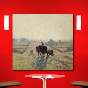 Elioth Gruner Spring Frost Canvas Wall Art Fine Art Frosty sunrise by Elioth Gruner Elioth Gruner,Frosty sunrise,art prints,Vintage art