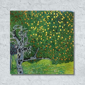 Lienzo de Gustav Klimt, arte de pared, carteles de Klimt, arte, jardín de flores, lienzo, póster de museo, impresiones de Gustav Klimt, reproducción de Klimt, decoración, arte de Klimt