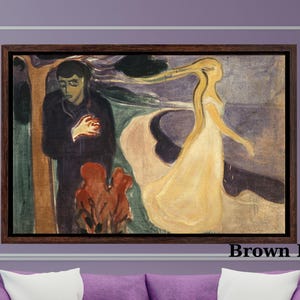 Edvard Munch-Separation by Edvard Munch Canvas Wall Art Gallery Edvard Munch Steely Poster Munch Wall Art Home decor Wall art Gift Munch art
