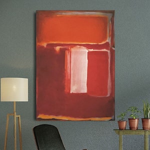 Mark Rothko Canvas Wall Art Rothko Reproduction Rothko Print Rothko Painting Museum Exhibition Christmas gift Mark Rothko Poster&Panel/60