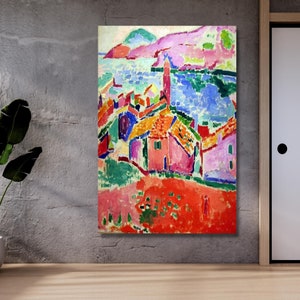 Matisse Collioure Printable Canvas Wall Art Henri Matisse Modern Wall Art Matisse Matisse Haus Museum Abstract Vintage Gallery Exhibition