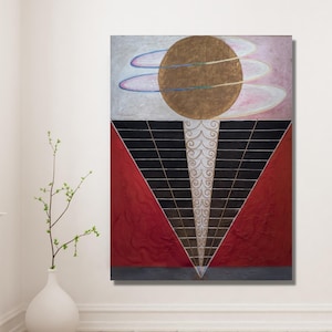 Hilma af Klint Exhibition Canvas Wall Art Hilma af Klint Altarpiece Giclee Reproduction Wall Decor Hilma af Klint Poster Hilma Gift art