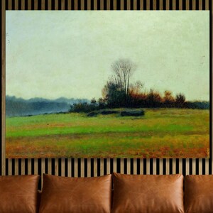 Large Framed Vintage Botanical Canvas Wall Art Antoine Chintreuil La vallée de la Vaucouleurs Gallery Wrapped Giclee Wall Decor gift art