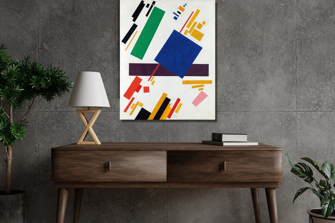 Kazimir Malevich Suprematist Composition 1916 Canvas Gallery - Etsy