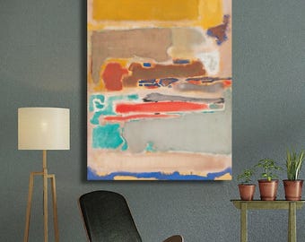 Impresión en lienzo Multiform de Mark Rothko, 1948 - Expresionismo abstracto