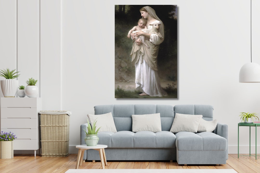 William-adolphe Bouguereau Innocence (1893) CANVAS WALL ART Museum ...