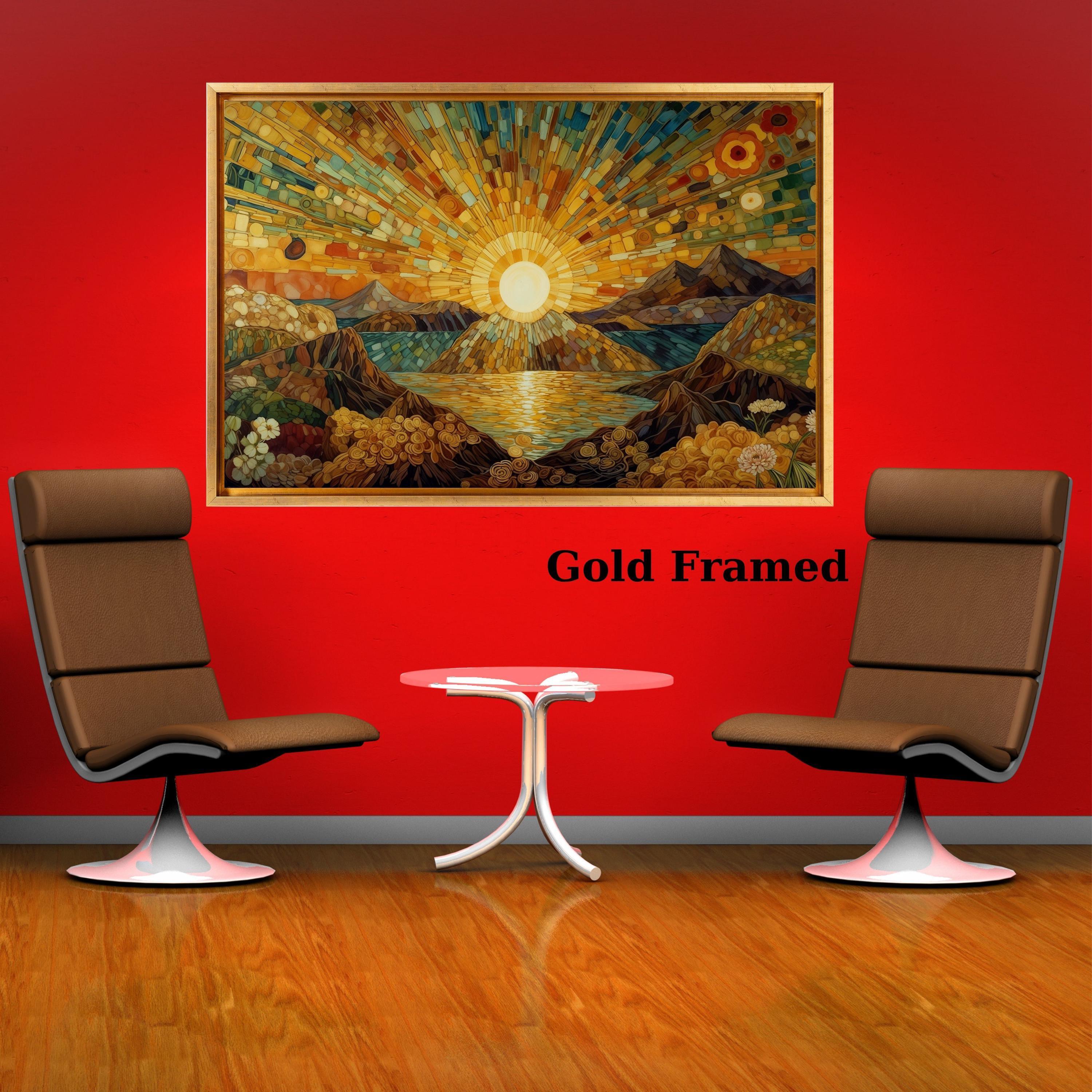 The Sun Canvas Wall Art the Sun Gift Sun Print, Sun Poster, Sun