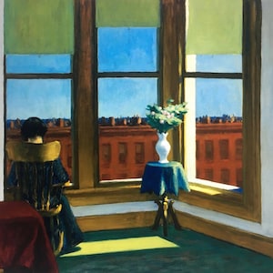 Room In Brooklyn Canvas Wall Art Edward Hopper Riproduzione artistica Poster Art Room In Brooklyn stampe Edward Hopper decorazioni arti regalo per la camera dei bambini