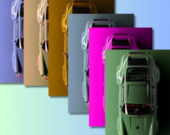 Canvas Porsche Canvas Print Porsche Wall Art Sport Car Print Custom Porsche Canvas Wall Art Porsche