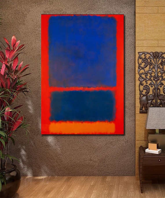 Mark Rothko Reproduction Blue Orange and Red Mark Rothko 1961 Mark