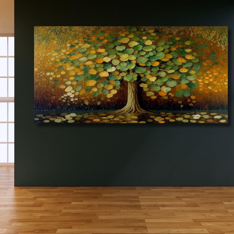 Tree of Life Gustav Klimt Canvas Wall Art,tree of Life Framed Wall Art ...