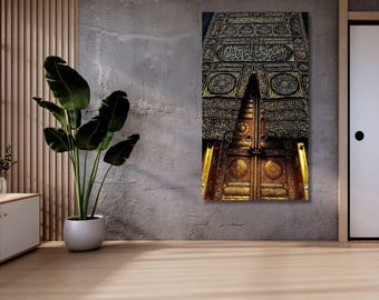 Extra Large Canvas Wall Art Khana Kaaba Islamic Canvas Wall Art  Arabic Calligraphy Muslim Gifts Canvas Art islamic wall art islamic Poster
