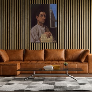 Self Portrait Canvas Print by Giorgio de Chirico – Metaphysical Surreal Fine Art for Classical Interior, Museum Style Wall Art Home Decor