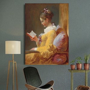 Fragonard Young Girl Reading 1769 Canvas Wall Art Fragonard Office Wall Art Young Girl Reading Poster Jean Honore Fragonard Gallery Museum