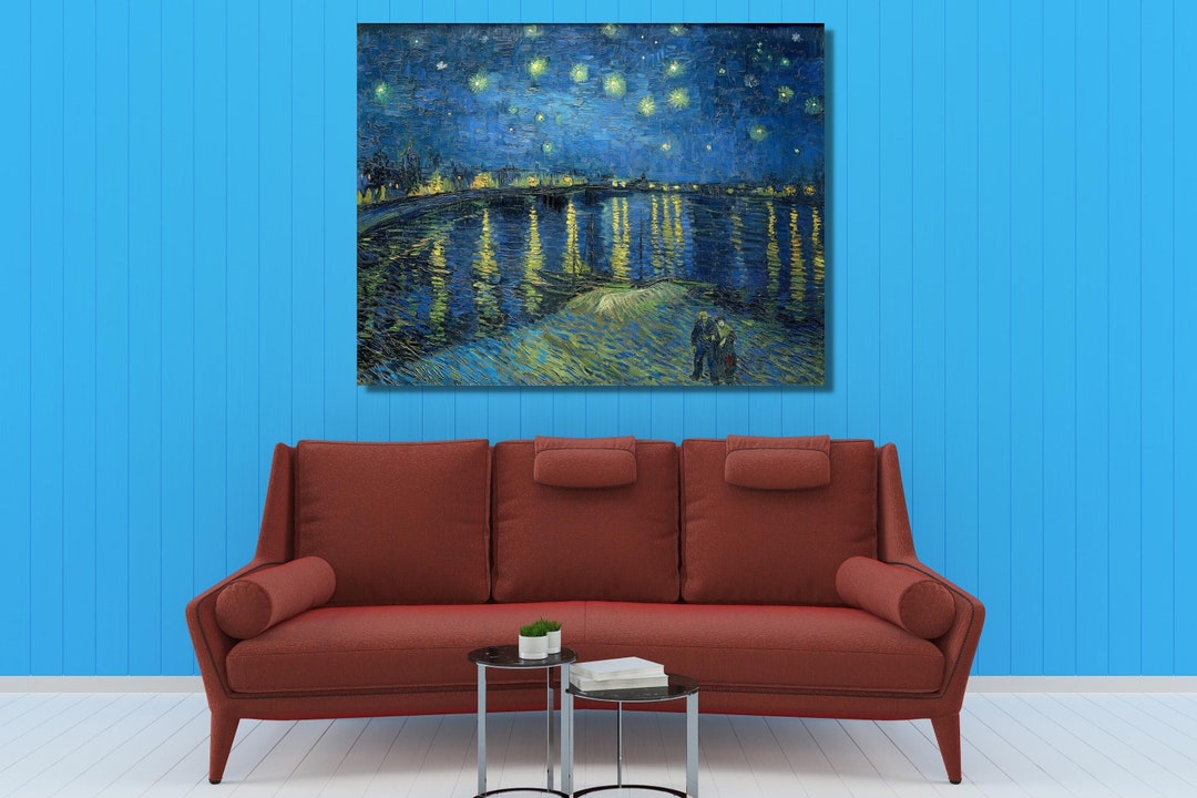 Vincent Van Gogh - “starry Night Over the Rhône” (1888) Canvas Wall Art ...
