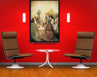 Last Supper Canvas Wall Art Last Supper Wall Last Supper Wall Decor Christian Canvas Art Dinning Room Decor Gift for Home The Last Supper
