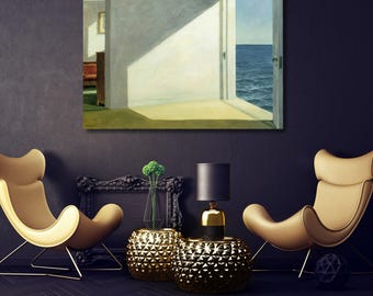 Edward Hopper Rooms by the Sea (1951) Canvas Wall Art Edward Hopper print, Edward Hopper wall art, Edward Hopper exhibition print work art