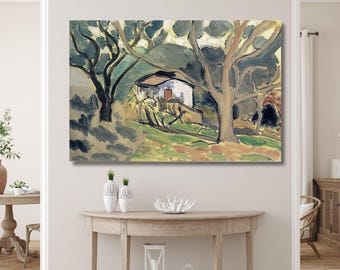 Large Canvas Wall Art Matisse Landscape Exhibition Canvas Wall Art,Abstract Painting,Matisse Poster, Henri Matisse Art Print, Matisse art