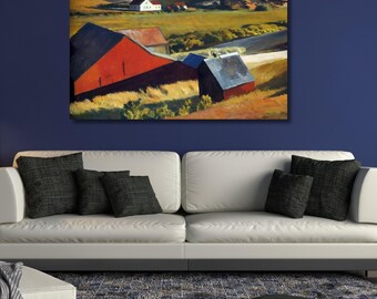 Edward Hopper Canvas Print: American Landscape Wall Art