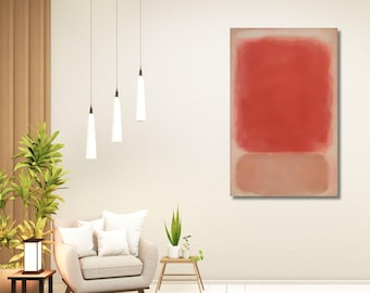 Mark Rothko Abstract Art, Canvas Print, Museum Exhibition Poster
