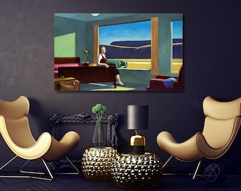 Edward Hopper Canvas Wall Art Edward Hopper print, Edward Hopper wall art, Edward Hopper exhibition Hopperprint work art Christmas Gift art