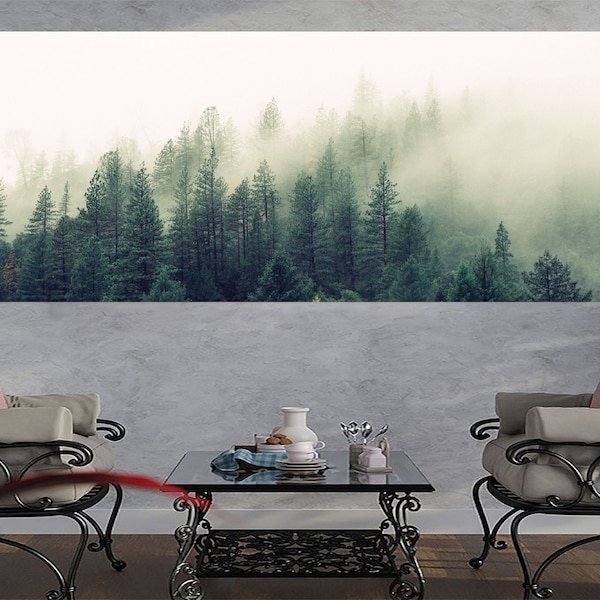 Foggy Forest Etsy