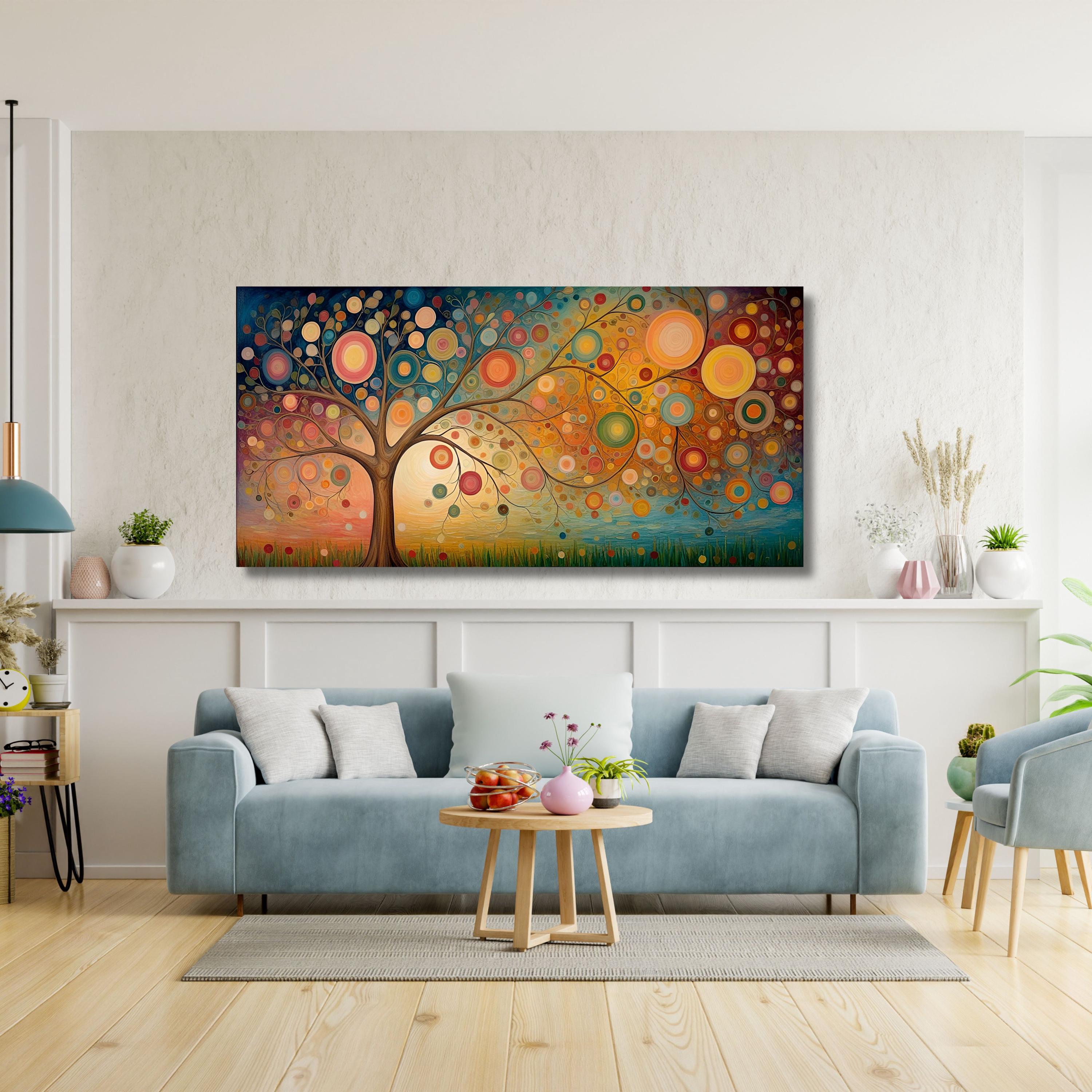 Tree of Life Gustav Klimt Canvas Wall Art,tree of Life Framed Wall Art ...