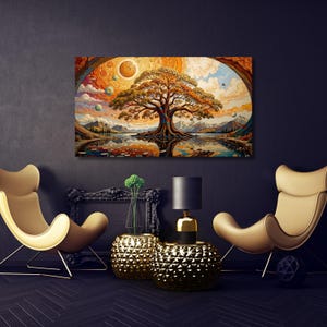 Tree Of Life Canvas Wall Art Tree Of Life wall art canvas tyle The Tree of Life Canvas Wall Art,Gustav Klimt  Wall Art Klimt Artwork Canvas