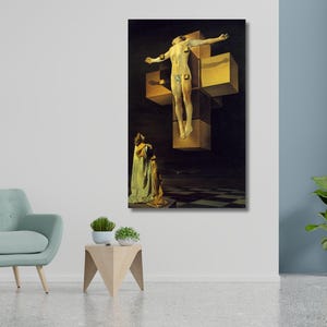 Salvador Dali Exhibition Poster Print Crucifixion (corpus