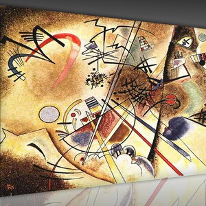 Wassily Kandinsky Large Canvas Wall Art Abstract Canvas Colorful Art Print Kandinsky Wall Art Home Decor Abstract Art Living Room Home Decor