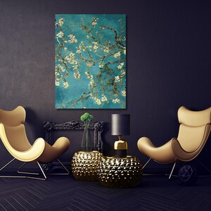 Große Leinwand Wandkunst Der blühende Mandelbaum Leinwand Kunst Vincent Van Gogh Druck berühmte Van Gogh Leinwand Gemälde fertig zum Aufhängen und Poster