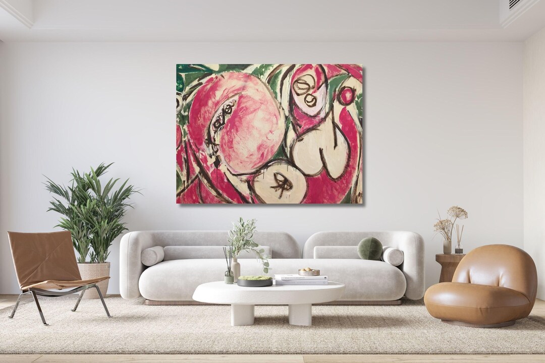 Extra Large Canvas Wall Art Lee Krasner the Seasons Canvas