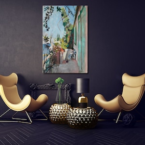 Henri Matisse Canvas Wall Art The Terrace Saint Tropez Poster Henri Matisse print, Exhibition Print, Matisse Wall Decor, Gift Canvas