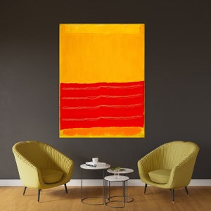 Mark Rothko Poster Mark Rothko style abstract Rothko Wall Art Rothko Reproduction Rothko Print Rothko Painting Exhibition Poster&Panel
