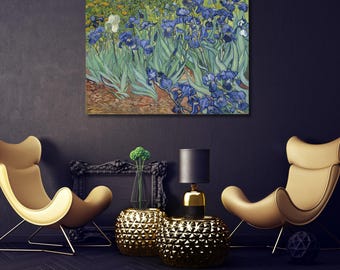 ゴッホのアイリスの版画：美術館品質のジクレー静物画 - Etsy 日本