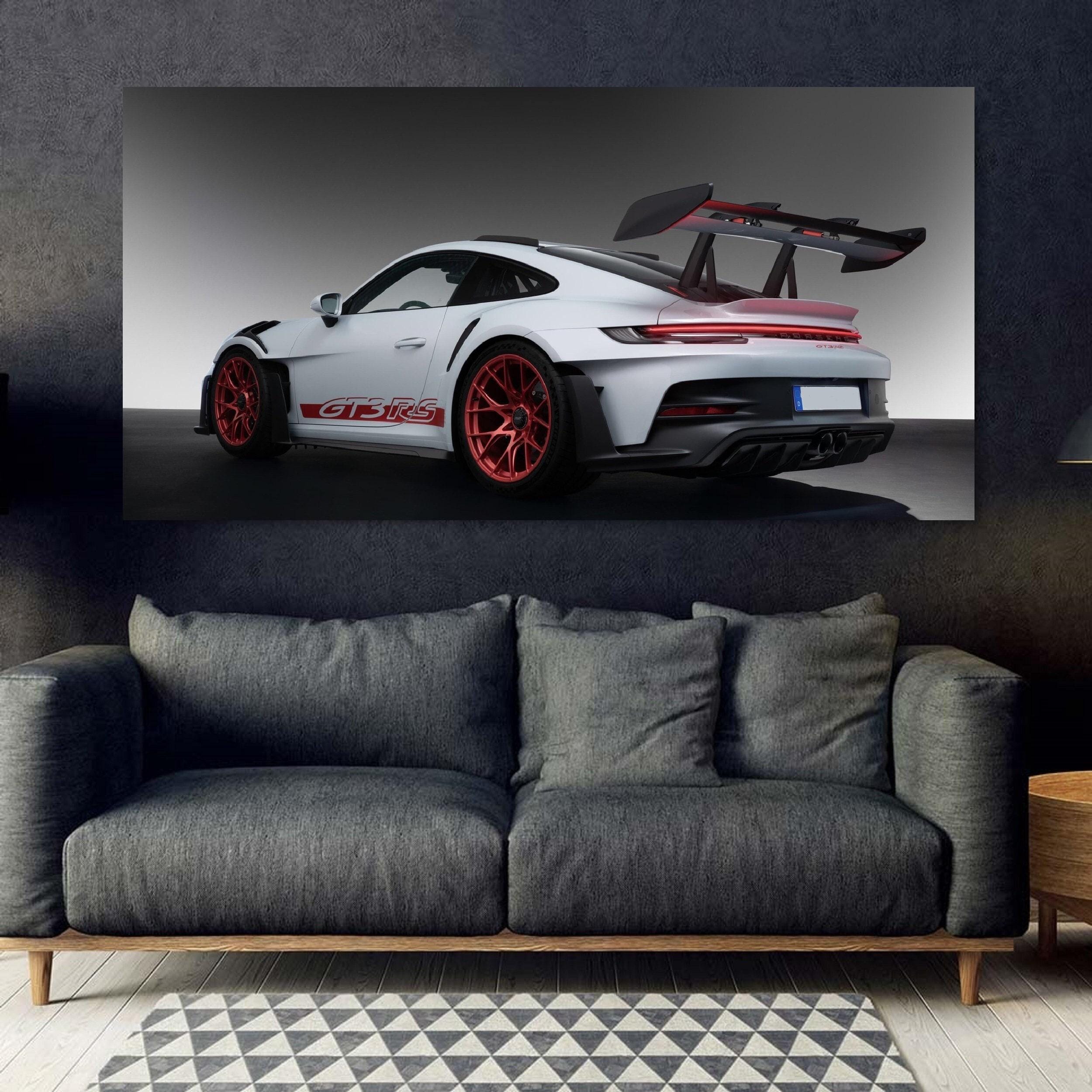 Porsche 911 GT3 RS ポルシェ キャンバスアート 絵画 ポルシェ911 GT3 RS キャンバスプリント - スポーツカー ウォール