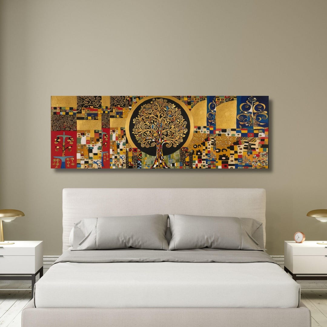 Tree of Life Canvas Wall Art Gustav Klimt Tree Print Nature Wall Art ...