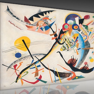 Wassily Kandinsky Large Canvas Wall Art Abstract Canvas Colorful Art Print Kandinsky Wall Art Home Decor Abstract Art Living Room Home Decor