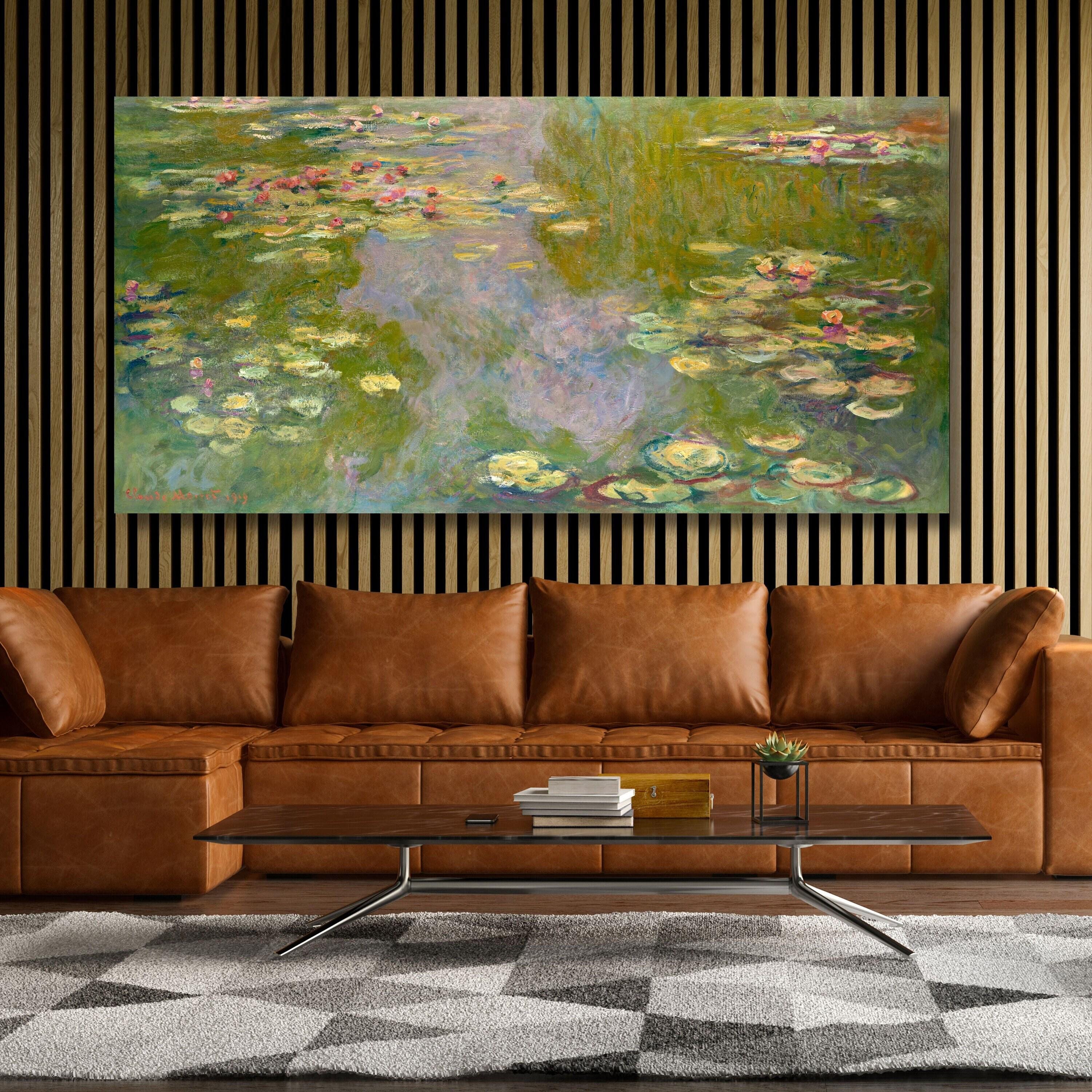 Monet Water Lily Pond Canvas Art Print, Claude Monet Wall Decor - Etsy