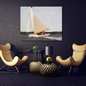 Zeilen door Edward Hopper 1911 Canvas Muurdecoratie
