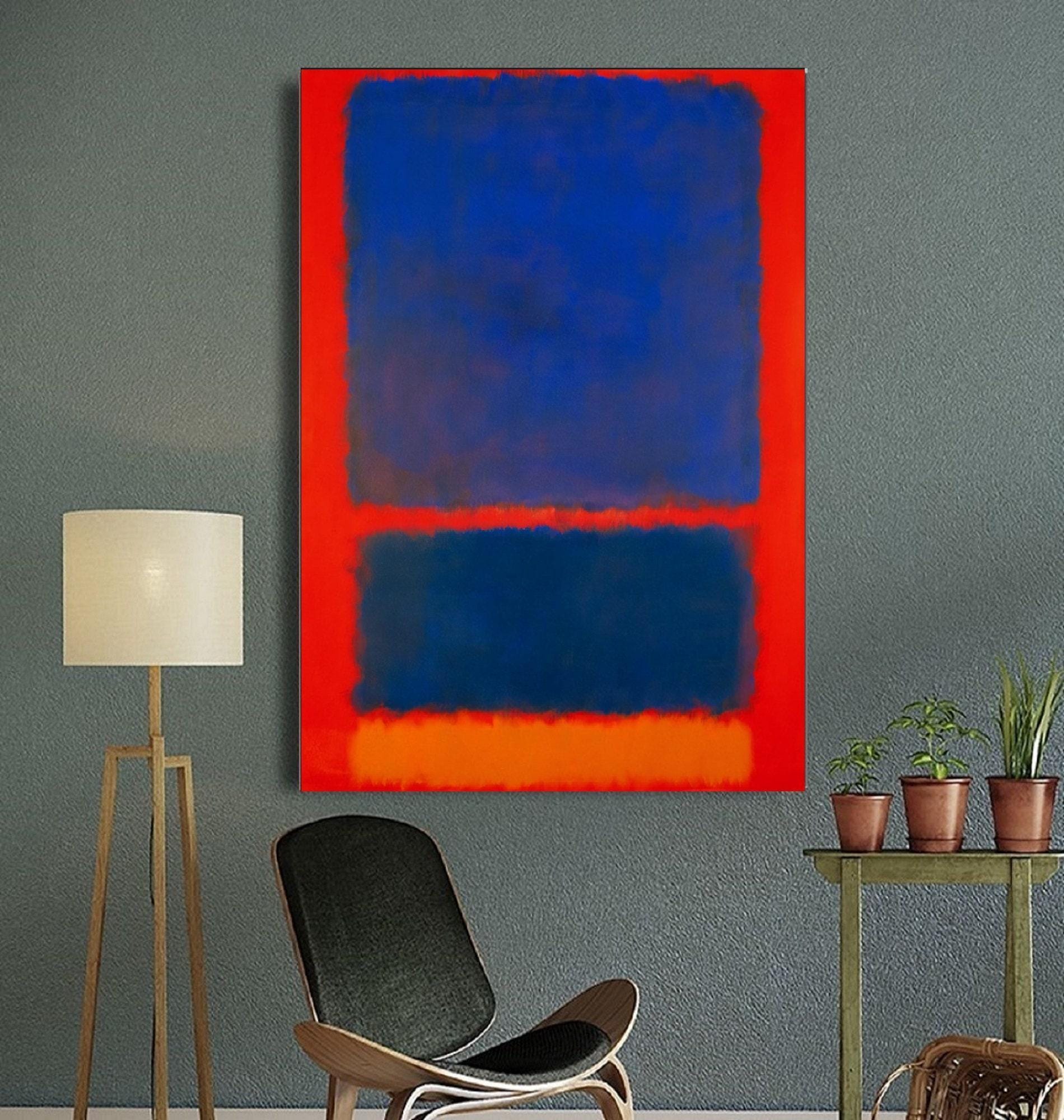 Mark Rothko Reproduction Blue Orange and Red Mark Rothko 1961 Mark