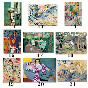 Henri Matisse Leinwanddruck, Moderne Kunst, Sondergrößen erhältlich