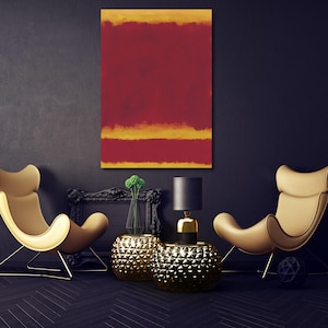 Mark Rothko White Center canvas wall art Birthday Gift Idea Museum Poster Minimalism Painting Abstract Art Art Reproduction Contemporary Art