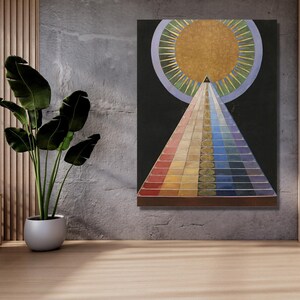 Hilma af Klint Exhibition Canvas Wall Art Hilma af Klint Altarpiece Giclee Reproduction Wall Decor Hilma af Klint Poster Hilma Gift art