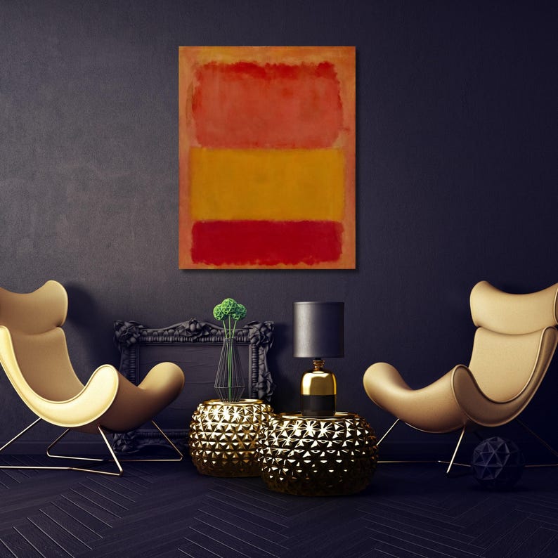 Mark Rothko Multiform 1948 Print - Abstract Canvas Art - Etsy