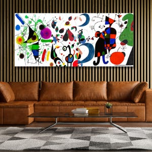 ニューヨークのキャンバスウォールアート、マンハッタンの抽象的な風景